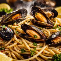 Pasta with a Lot of Mussel