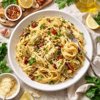Pasta with Artichoke Sauce