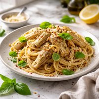 Pasta with Artichokes and Basil