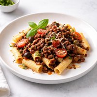 Pasta with Beef Ragu