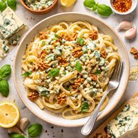 Pasta with Blue Cheese Sauce