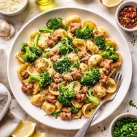 Pasta with Broccoli Italian Sausage