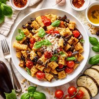 Pasta with Eggplant Aubergine