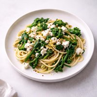 Pasta with Greens and Feta