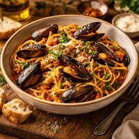 Pasta with Mussel Sauce