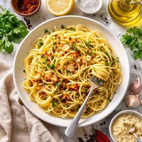 Pasta with Olive Oil and Garlic
