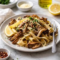 Pasta with Oyster Mushrooms