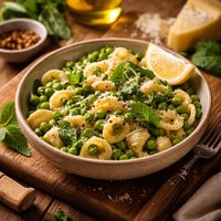 Pasta with Peas and Mint