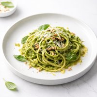 Pasta with Pesto and Cheese