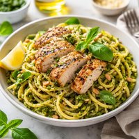 Pasta with Pesto and Chicken