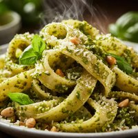 Pasta with Pesto and Parmesan