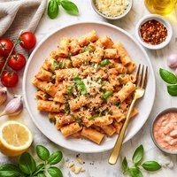 Pasta with Pink Sauce