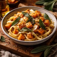 Pasta with Roasted Butternut Squash and Sage