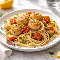 Pasta with Scallops