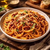 Pasta with Spicy Sun Dried Tomato Cream Sauce