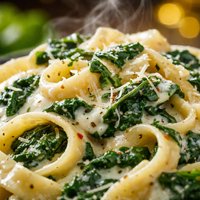 Pasta with Spinach and Mascarpone