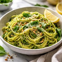 Pasta with Spinach Pesto