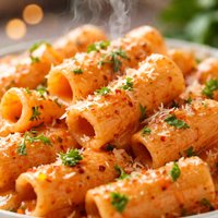 Pasta with Vodka Cream Sauce Light