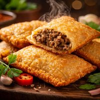Pasteis De Carne Fried Pastries with Meat Filling