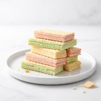 Pastel Cream Wafers