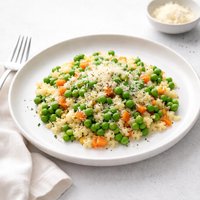Pastina with Peas and Carrots