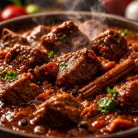 Pastitsada Beef in Tomato Sauce from Corfu