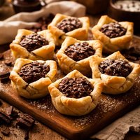 Pastry Wrapped Fudgy Brownie Cups
