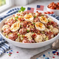 Patriotic Potato Salad