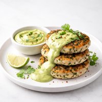 Patties with Avocado Sauce