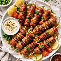 Paula Deen Pig on a Stick with Dipping Sauce