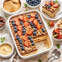 Pave De Biscoito Maria Layered Cookie Tart