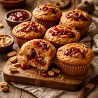 Pb J Muffins
