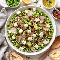 Pea and Cheese Salad