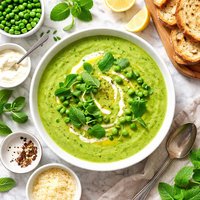 Pea and Mint Soup