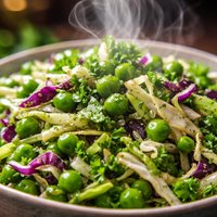 Pea Cabbage Salad