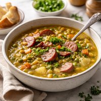 Pea Soup with Sausage Crock Pot