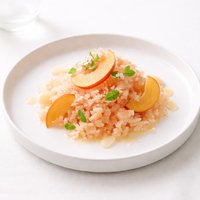 Peach and Prosecco Ice