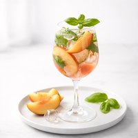 Peach Basil Sangria