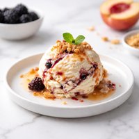Peach Blackberry Pie Ice Cream