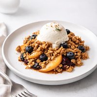 Peach Blueberry Crisp