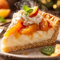 Peach Cream Pie