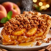 Peach Crisp Pie