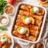 Peach Enchiladas