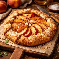 Peach Frangipane Galette