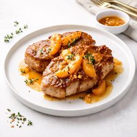Peach Glazed Pork Chops