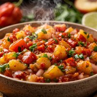 Peach Habanero Salsa