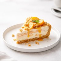 Peach Ice Cream Pie