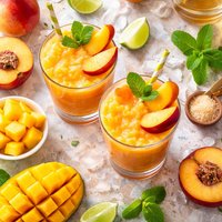 Peach Mango Daiquiris