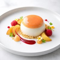 Peach Melba Mousse