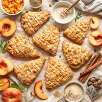 Peach Nutmeg Scones